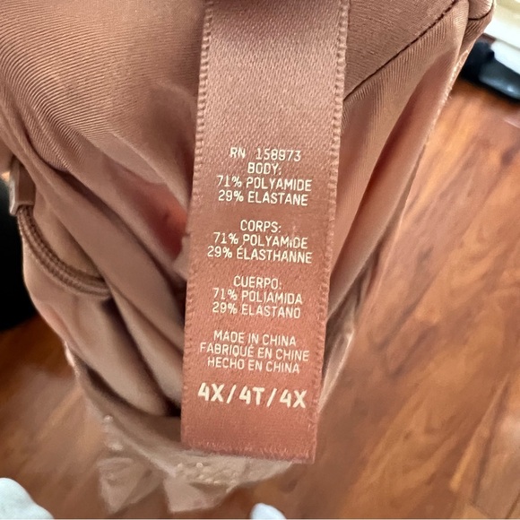 Skims x Swarovski Jelly Long Sleeve Catsuit Sienna Embellished Jumpsuit Nude 4X - Picture 13 of 13